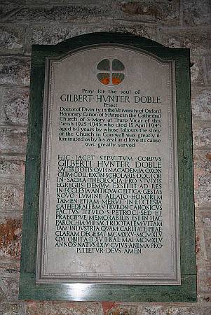 Wendron - The Doble Memorial